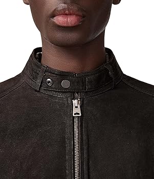 AllSaints Men's Cora Jacket, Anthracite Grey at Amazon Men's